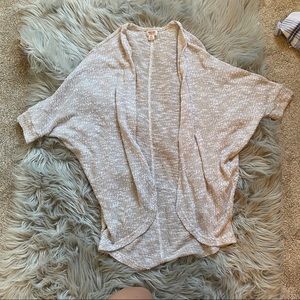 Cream cardigan. Worn a few times